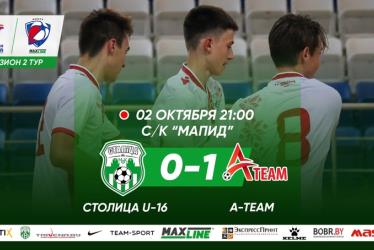 Столица U—16 — A-Team-0:1